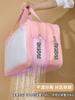 Bolsa de Aseo de Separación Húmedo y Seco de Doble Capa Portátil para Viaje Pvc Transparente Bolsa de Playa Bolsa de Cosméticos de Alto Valor Bolsa de Almacenamiento