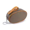 Nuevo Monedero Exquisito de Cuero Genuino Mini Bolso Pequeño Piel de Vaca de Primera Capa Bloqueo de Color Compacto Almacenamiento para Llavero Billetera Pequeña para Mujer
