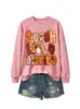 Enseña amor inspira comercio exterior transfronterizo Amazon al por mayor sudadera versátil casual cómoda para mujer talla grande