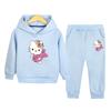 Traje de Vestido de Otoño para Niñas Estilo Occidental 2024 Nuevo Estilo Fan Coreano para Niñas Moda Deportiva Estilo Chanel Abrigo de Calle Informal Vestido Infantil