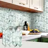 Adesivos de Parede 3D Estéreo com Cola Transfronteiriça Decoração de Parede de Fundo para Cozinha e Banheiro Adesivos de Renovação à Prova d'Água e à Prova de Umidade Atacado