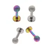 Aço Inoxidável 316L Bola Fosca Brinco para Lábio/Unhas Brinco para Orelha/Osso da Orelha Joia para Piercing Amazon Piercing Spot Atacado