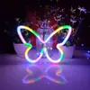 LED transfronteiriço novo neon borboleta pendurado na parede enfeites de quarto decoração luz noturna layout atmosfera neon ins