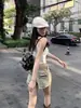 Jeans Retro Americanos Desgastados de Cintura Alta para Mujer, Pantalones Cortos Ajustados Chic de Verano, Shorts de Moda