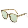 Gafas de sol plegables con colchón de aire para mujer, nuevas gafas de sol rojas con forma de libro y plátano rojo, gafas de sol anti-ultravioleta para hombre al por mayor