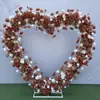 Arranjo Floral em Arco em Forma de Coração Direto da Fábrica para Casamentos, Pedidos de Casamento, Eventos ao Ar Livre em Gramados de Aniversário e Fundos de Banquete
