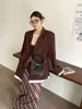 Bolso Kelly de Nicho Coreano Bolso de Mujer 2025 Nuevo de Moda Retro Bolso Cubo Bolso de Hombro Cruzado Simple