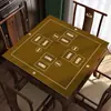 Tapete de Mesa Especial de Terra de Diatomáceas para Jogar Guandan, Absorvente de Água, Secagem Rápida, Antiderrapante, Resistente ao Desgaste, Adequado para Uso Doméstico e Salas de Jogo, Tapete de Mesa Quadrado