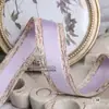 Cinta Coreana Doble Color Borde Ancho Grano de Madera Poliéster Algodón Cinturón Accesorios para el Cabello diy Material para Lazos Empaque Accesorios de Ropa Cinta