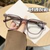 Armazón de Gafas Sven Artístico y a la Moda para Hombre, Patillas de Gafas con Grano de Madera Vintage, Armazón Negro a la Moda, Gafas Lisas para Mujer que Combinan con Todo, Anti-luz Azul