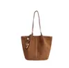 Bolso Tote Retro de Ante Melard para Mujer, Bolso de Gran Capacidad, Nuevo Estilo 2026 para Mujer, Bolso de Hombro Versátil para el Trabajo