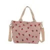 Bolsa de Lona para Mujer 2024 Nueva Bolso de Mano de Gran Capacidad Bolso Tote Estampado Bolso de Hombro de Nicho