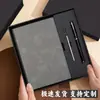 Cuaderno A5 de Cuero Suave Engrosado con Logo Personalizado, Bloc de Notas para Reuniones de Negocios, Diario de Piel sintética con Tacto de Piel, Venta al por Mayor