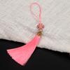 Acessórios para Marcador de Página com Borla de Nó Chinês Pequeno de 8cm Acessórios para Roupas Pingente de Coroa Joia Decoração Pingente DIY Cloisonné