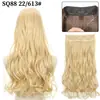 Atacado Europeu e Americano Peruca de Cabelo Sintético de Uma Peça com Linha de Pesca, Ondas Grandes, 22 Polegadas, 110g, Peruca de Cabelo Longo Cacheado com Linha de Pesca