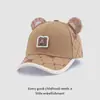 Nueva Gorra de Béisbol Infantil Moderna y Genial Gorra de Béisbol para Bebé con Oso de Dibujos Animados Transfronteriza 2-6 Años Gorra de Sol Protección Solar para Niños