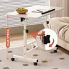Mesa de noche móvil, escritorio de estudio para niños, mesa de lectura para dormitorio, mesa para libros ilustrados, mesa de altura ajustable, mesa simple