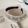 Nueva Diadema de Malla con Perlas Estilo Coreano y Japonés para Mujer, Diadema Versátil de Malla Alta para Verano, Elegante Accesorio para el Cabello para Salir, Popular Accesorio para el Cabello en Línea