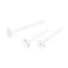 No Alérgico 3mm Ranura Resina Flat Ear Needle Arete Transparente Joyería Adhesiva Joyería Hecha a Mano Accesorios de Joyería DIY