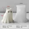 Molde de Silicona para Vela de Fantasma Transfronterizo Jiahui Mei DIY Decoración de Gatito Fantasma de Halloween Herramienta Abrasiva