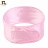 Seda artificial ajustável faixa de cabelo maquiagem lavar headband cuidados com o cabelo em casa headband cabeça anel Velcro JDF-01A