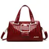 Bolso de Mamá Marca de Moda de Hong Kong Bolso Almohada para Mujer 2024 Nuevo Patrón de Cocodrilo Bolso de Hombro Cruzado de Moda Gran Capacidad