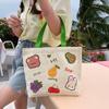 Bolsa de Lona para Mujer 2026 Nuevo Estilo Bolso de Mano Gran Capacidad Bolso de Hombro Bolsa de Regalo de Cumpleaños Souvenir Infantil Venta al por Mayor