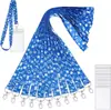 Crachá de Exposição de Competição Transfronteiriça ID do Trabalho Cordão Personalizado para Celular Alça de Pescoço Cordão de Identificação com Logotipo Impresso