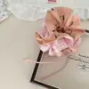 Novo Estilo Fita de Laço Xadrez Cabelo Infantil Bandana Grande de Intestino Corda de Cabelo Bola de Corda de Cabelo Bandana de Cabelo