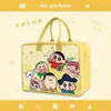 Artículo de Temporada de Viajes en Stock: Bolsa de Viaje de Fieltro Portátil, de Gran Capacidad, Multifuncional, Estilo Dibujo Animado Lindo, con Correa para Carrito para Almacenamiento y Organización