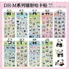 Empareja con Sanrio Labubu Pegatinas Guka Navideñas Libro de Pegatinas Lindo Material Pegatinas Impermeables