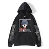 Casaco de moletom transfronteiriço Anime Black Deacon com estampa de moletom Outono Solto Casaco de marca da moda Masculino Outono