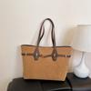 Bolsa de Hombro Grande de Alta Gama para Viajes Diarios de Comercio Exterior, Nueva Colección Otoño e Invierno 2025, Bolso Tote Retro para Mujer, Bolso de Axila