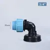 Accesorios para Barril Ton IBC Serie de Válvulas Adaptador de Interruptor Grifo Desviador Tubería de PVC Conexión de Dos Barriles Tres Vías Cuatro Vías 6/4 Pulgada