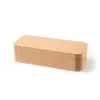 Caja de Madera de Tablero de Densidad Personalizada, Caja de Madera Maciza con Laca de Piano, Caja para Té Longjing del Lago Oeste, Caja con Forma de Libro, Caja con Tapa Abatible para Té Mingqian