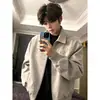 Jaqueta Juvenil Estilo Japonês Simples Nova de Alta Qualidade Versátil Moda Harajuku Preguiçosa Popular Ins Tendência Artística