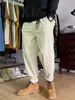 Pantalones de pana de alta gama de comercio exterior retro americano 2025 para hombre, holgados, estilo japonés, marca de moda, cropped, bombachos, casuales