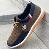 2025 Nuevos Zapatos para Hombre Transpirables de Lona con Cordones Zapatos para Hombre Zapatos de Tela de Trabajo para Hombres de Mediana Edad y Mayores Zapatos Casuales de Tela para Hombre Hombres