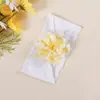 Faixa de Cabelo Elástica Infantil Amazon Nylon Faixa para Cabelo de Bebê Estilo Europeu e Americano Xadrez Floral de Bebê Faixa para Fontanela de Recém-nascido