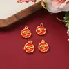 Chapado en Oro Color que no se Desvanece Estilo Chino Accesorios de Joyería DIY Bendición Año Nuevo Collar Pulsera Colgante Amuletos Hechos a Mano de un Solo Lado
