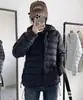 Versátil chaqueta de algodón acanalado para mujer, estilo corto y ligero con capucha, nueva colección otoño/invierno 2026, popular estilo coreano, abrigo cálido para parejas
