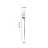 Vajilla de acero inoxidable mate 304 de Amazon, cuchillo, tenedor y cuchara adecuados para cuchillos, tenedores y cucharas de carne occidentales, cucharas de postre, cucharas de hielo.