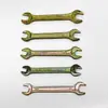 Chave de Boca Aberta de Aço Carbono com Duas Pontas Chave Inglesa Forjada Ferramenta de Ferramentas para Reparo Automotivo Chave Manual Ferramenta Multifuncional para Veículos