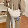 Bolso de Mujer Bolso Cruzado Croissant Estilo Nuevo Bolso de Gran Capacidad Bolso de un Solo Hombro Bajo el Brazo Bolso de Media Luna Mujer Múltiples Compartimentos