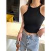 Cálido moxita 2206 roba-corazones chica caliente chaleco de motociclista con almohadilla en el pecho corte ajustado interior combinable ropa exterior tirantes en I para mujer