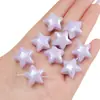 Cuentas de Acrílico Color Chapado AB Corazón de Melocotón Estrella de Cinco Puntas Cuentas Hechas a Mano DIY Collar Pulsera Accesorios para Ropa