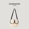 Bolso Cruzado Casual Literario Versátil para el Trabajo Estilo Ropa de Trabajo Bolso Mensajero de Nailon Ligero con Múltiples Bolsillos para Mujer