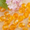 36 Cuentas de Esquina Facetadas Acrílico Transparente Cuentas Sueltas de Colores Cuentas para Jarrón Cuentas Hechas a Mano con Galvanoplastia DIY Accesorios para Joyería