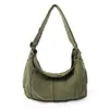 Bolso Bandolera de Lona Lavada para Mujer 2026 Nueva Moda para Viajar Retro Artístico Bolso de Hombro para Estudiantes Cruzado para Hombre