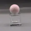 Botella pulverizadora cuadrada de bayoneta de 15 ml, botella de perfume pequeña de vidrio, botella pulverizadora portátil